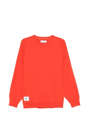 WTAPS logo-patch sweatshirt - Orange