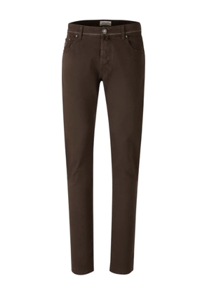 Jacob Cohën logo-patch denim jeans - Brown