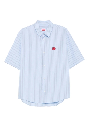 Kenzo striped embroidered shirt - Blue