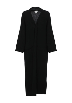 Avant Toi long-sleeve open-front cardigan - Black