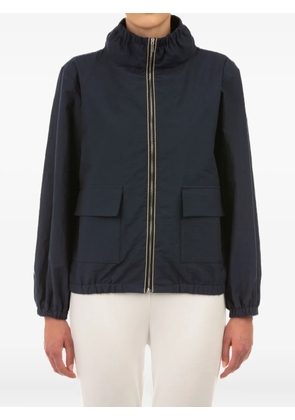 Le Tricot Perugia zip-fastening bomber jacket - Blue
