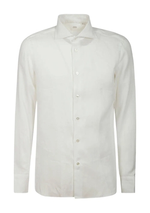 BORRIELLO NAPOLI linen/flax shirt - White