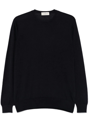 Bruno Manetti fine-knit sweater - Blue