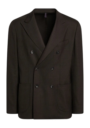 Santaniello double-breasted blazer - Brown