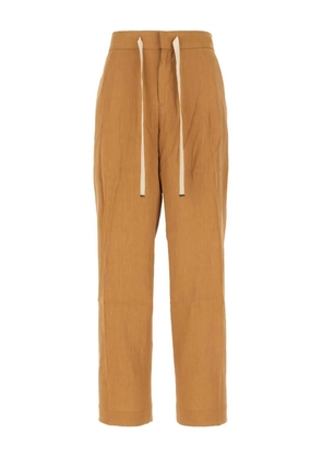 PT Torino drawstring welt-pocket trousers - Brown