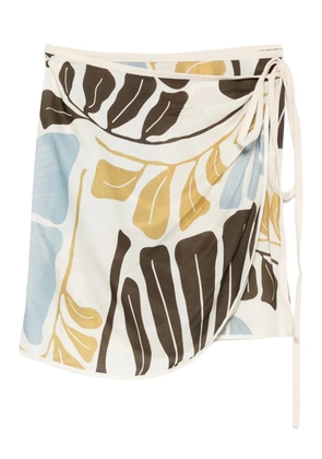 SIR. Lola floral-print pareo - Neutrals