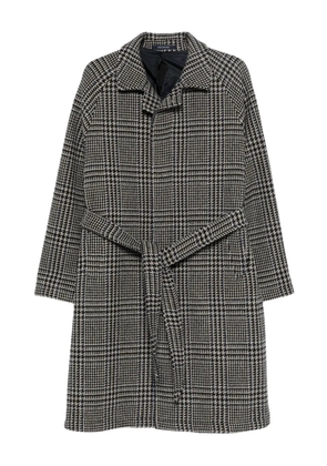 Tagliatore belted single-breasted coat - Blue