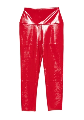 Norma Kamali high-waisted trousers - Red