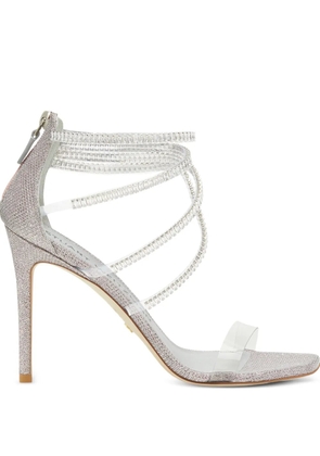 Stuart Weitzman 100mm Superglam sandals - Silver