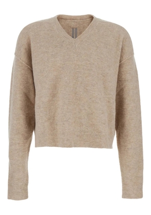 Rick Owens V-neck sweater - Neutrals