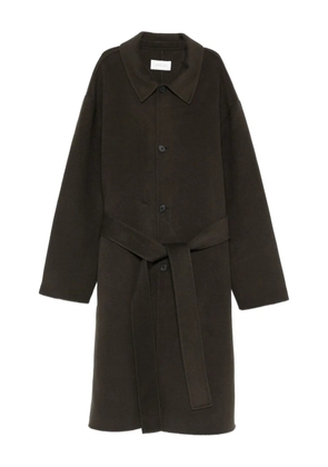 Berner Kühl belted single-breasted coat - Brown