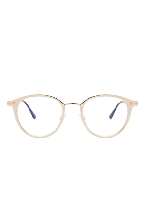 TOM FORD Eyewear round-frame glasses - Neutrals