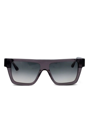 Yohji Yamamoto square-frame sunglasses - Brown