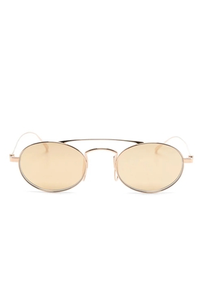Giorgio Armani oval-frame sunglasses - Gold