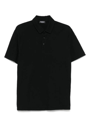 DONDUP cotton polo shirt - Black