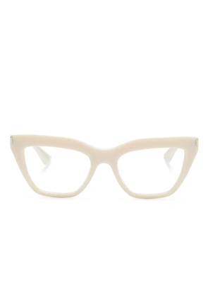Saint Laurent Eyewear cat-eye frame glasses - White