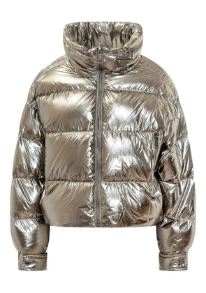 Michael Michael Kors metallic puffer jacket - Grey