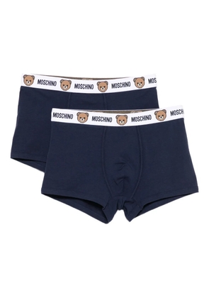 Moschino logo-detail boxers (pack of two) - Blue