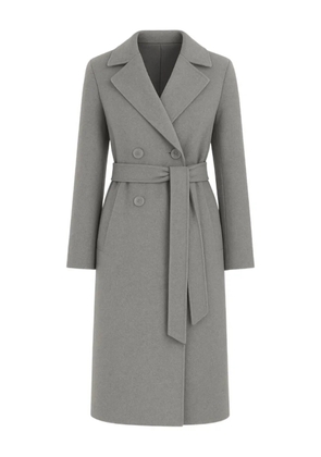 Max Mara belted double-breasted coat - Grey