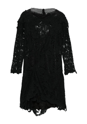 ISABEL MARANT Rubiana floral-lace midi dress - Black