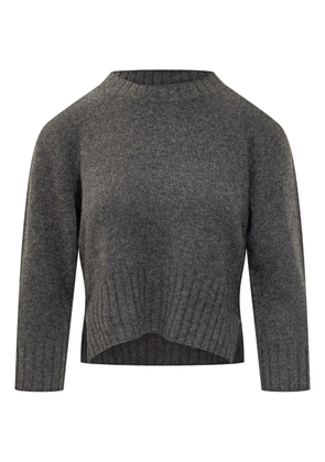 LouLou de Saison Mora Lds ribbed-hem cashmere sweater - Grey