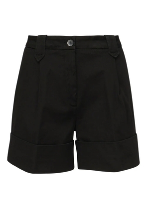 Fay pleated shorts - Black