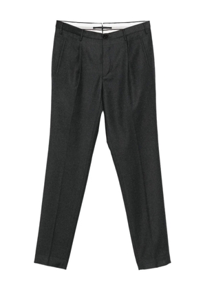 Incotex pleated virgin wool trousers - Grey