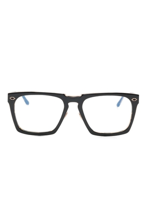 Leisure Society Lugano square-frame glasses - Black