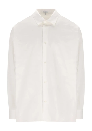 LOEWE long-sleeve button-down shirt - White