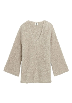 By Malene Birger wide-sleeve sweater - Neutrals