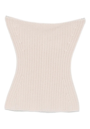 Iris Von Arnim Alfreda ribbed-knit neck warmer - Neutrals