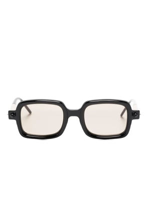 Kuboraum rectangle-frame sunglasses - Brown