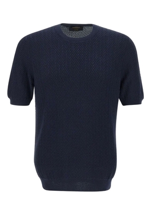 Gran Sasso fine-knit T-shirt - Blue