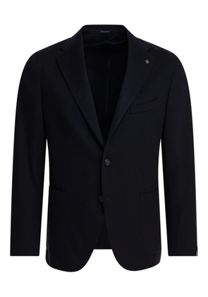 Tagliatore patch-pocket buttoned blazer - Blue
