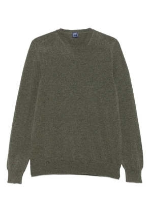 Fedeli round-neck sweater - Green
