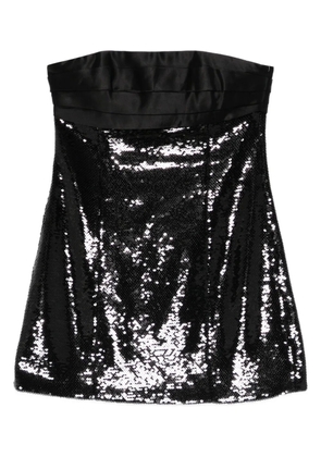 Retrofete Chentari sequin strapless mini dress - Black