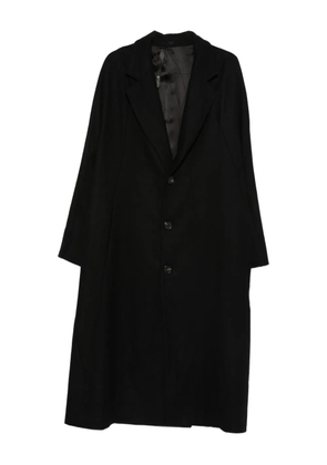 Leon Emanuel Blanck buttoned overcoat - Black