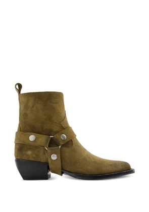 Golden Goose Debbie leather boots - Green