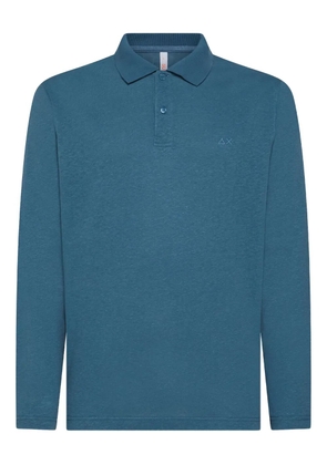 Sun68 long-sleeve polo shirt - Blue