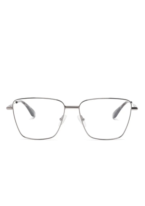 Alexander McQueen Eyewear square-frame glasses - Silver