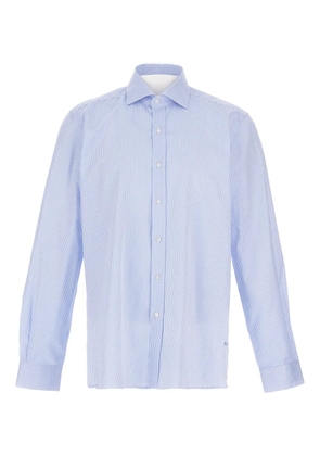 Fay striped long-sleeve shirt - Blue