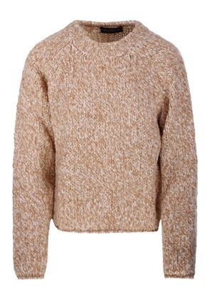 Fabrizio Del Carlo crew-neck sweater - Neutrals