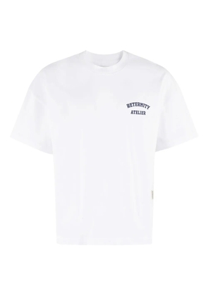 RETERNITY logo-print T-shirt - White