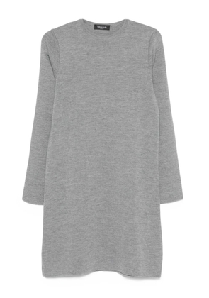 Fabiana Filippi crew-neck wool midi dress - Grey