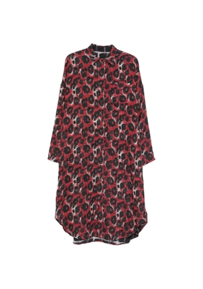 R13 printed reversible dress - Red