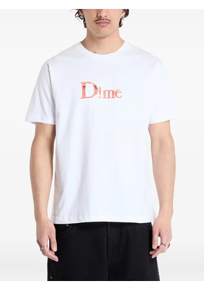 dime logo-print T-shirt - White