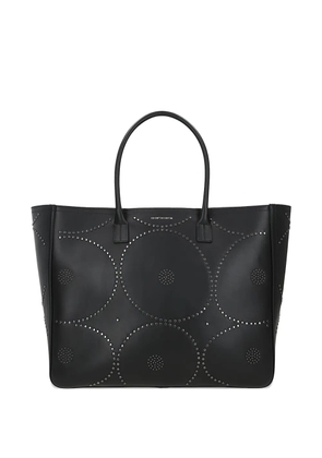 10 CORSO COMO large Tresor leather tote bag - Black
