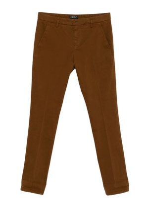 DONDUP cotton twill trousers - Brown