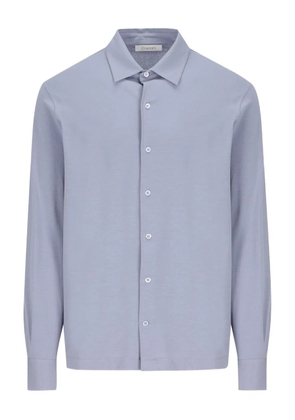 Cruciani button-cuff shirt - Blue