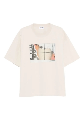 Jean Paul Gaultier graphic-print T-shirt - Neutrals